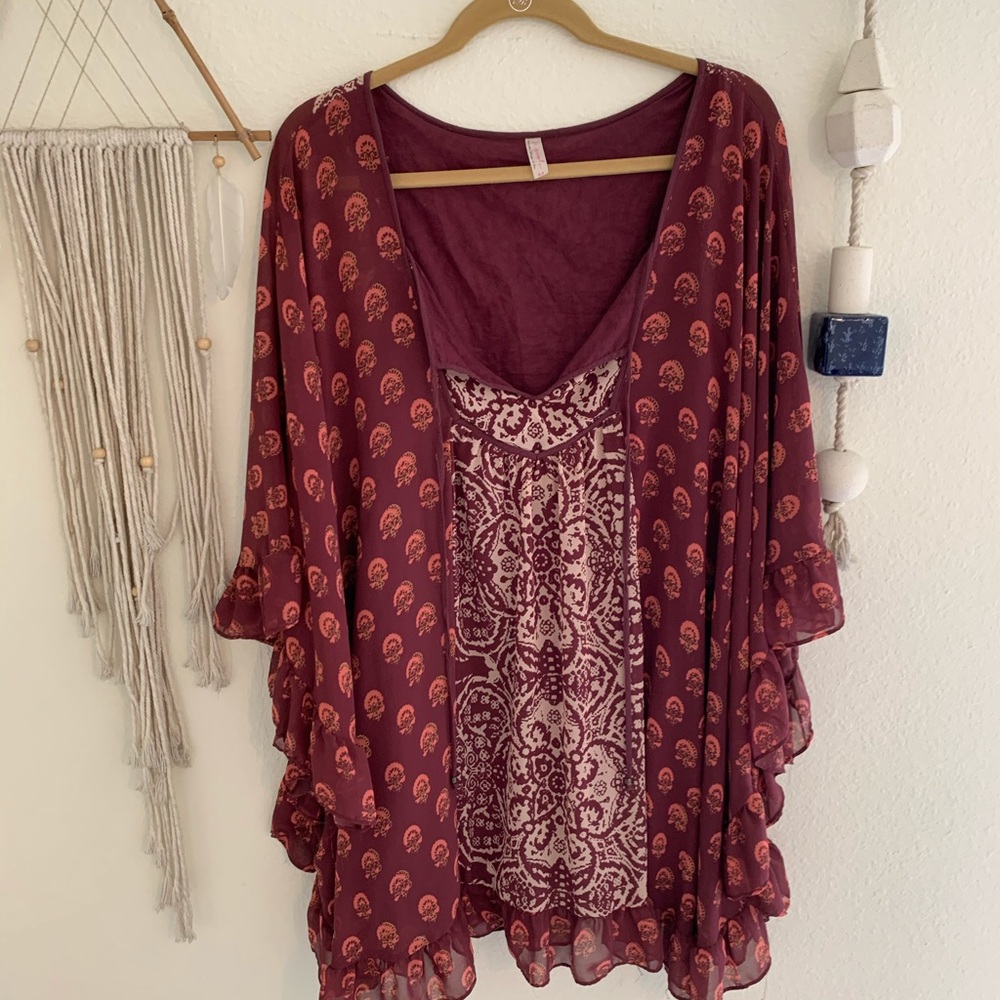 Free people long flowy dress